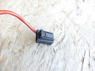 Mercedes Black 2 Pole 1 Wire Connector 04854563283